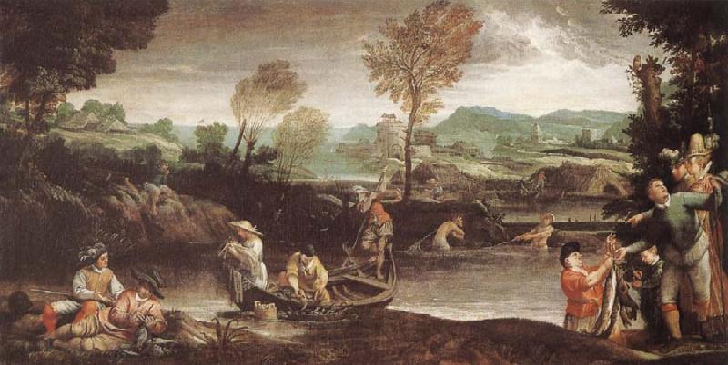 Annibale Carracci The Fishing Spain oil painting art